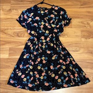 Blue Floral Dress